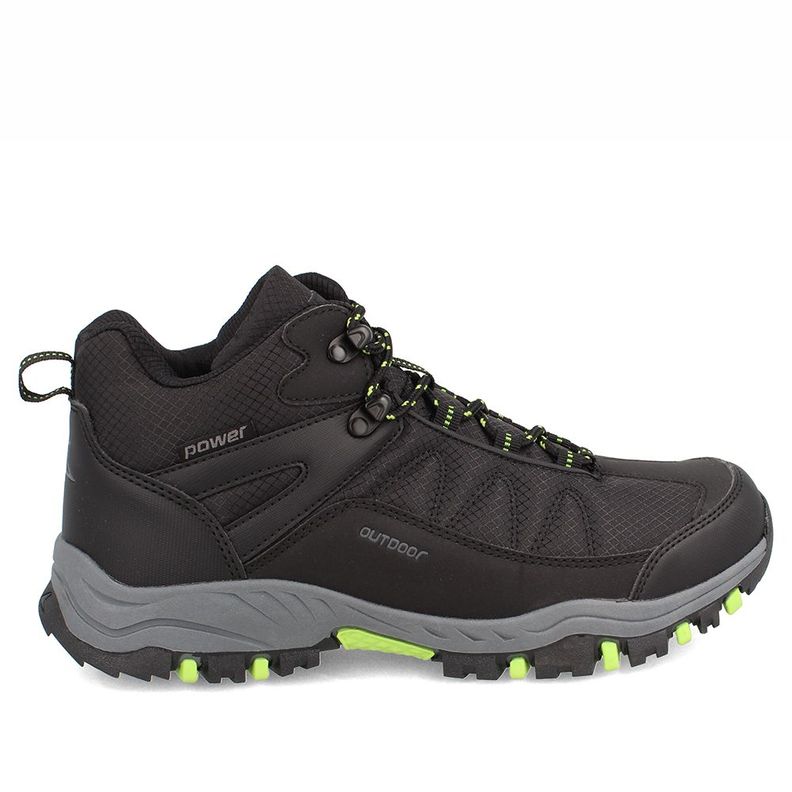Zapatilla Hombre Power Hunter Cobb Negro-Verde-4
