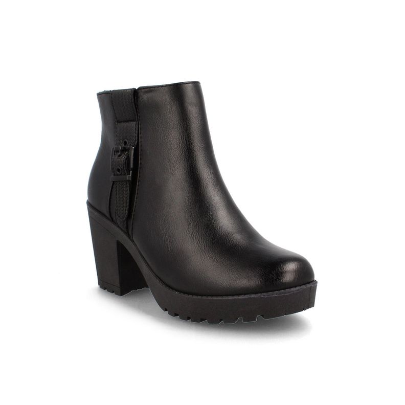 Botín Mujer Bata Maru Negro-3