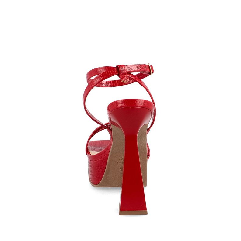 SANDALIA MUJER BATA LOTO ROJO-2