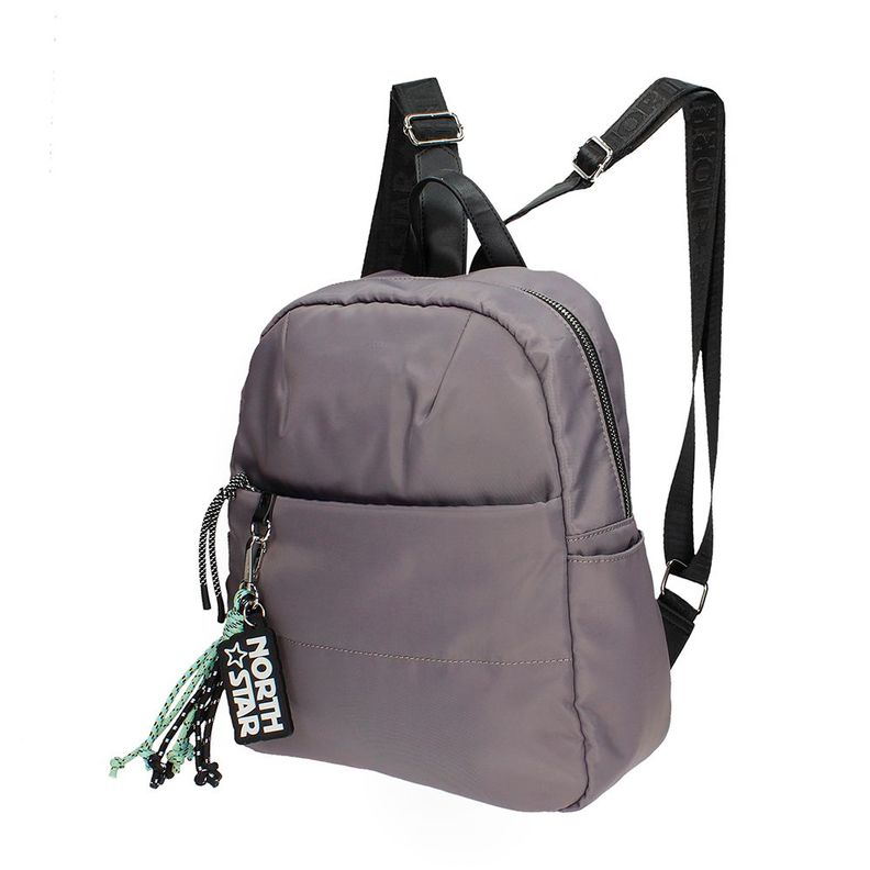MOCHILA NORTH STAR LISA GRIS-3