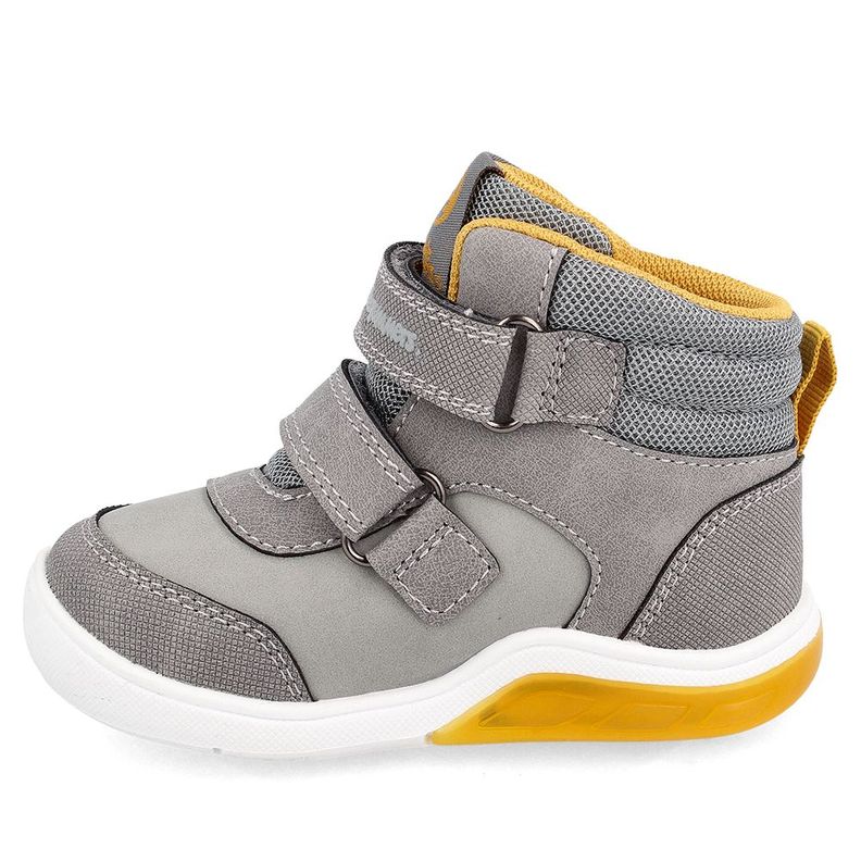 Botín Niño Luces Bubblegummers Tokio Gris-1