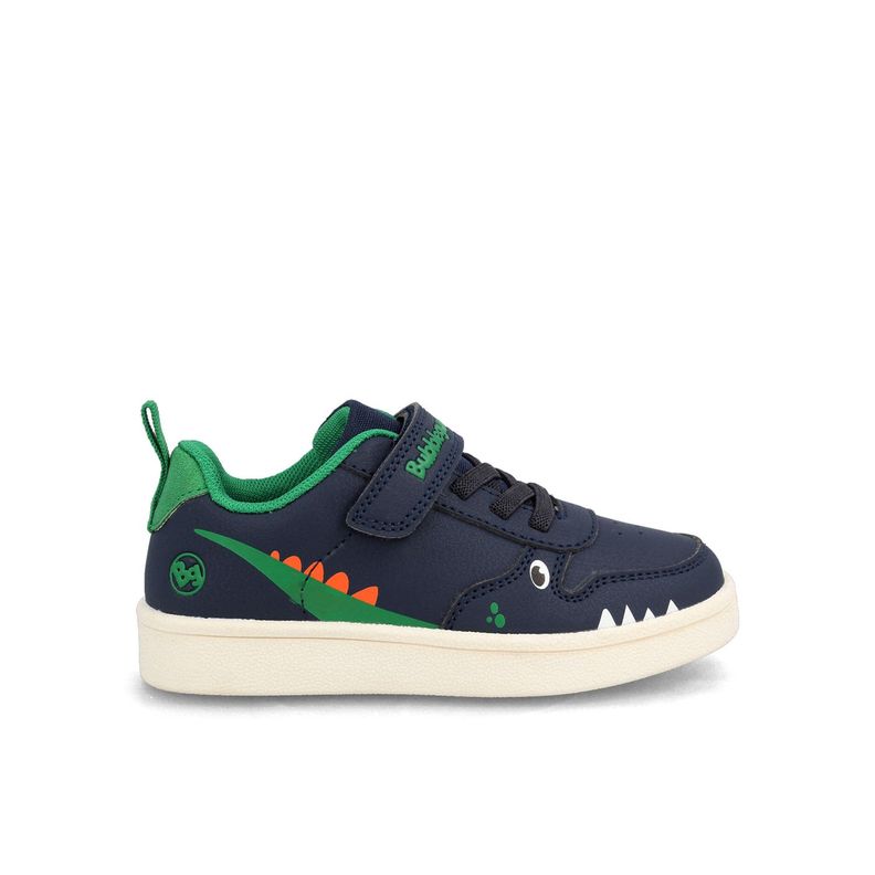 Zapatilla Niño Bubblegummers Clavel Azul-Verde-0
