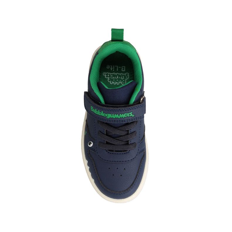 Zapatilla Niño Bubblegummers Clavel Azul-Verde-3