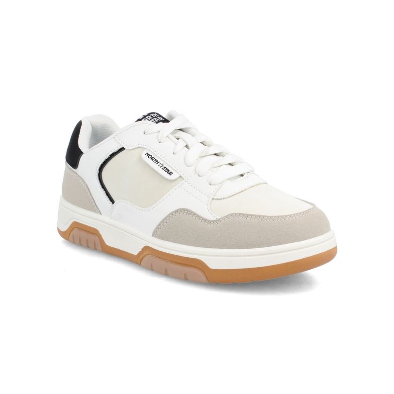 Zapatilla Mujer North Star Paola Blanco-Gris-1