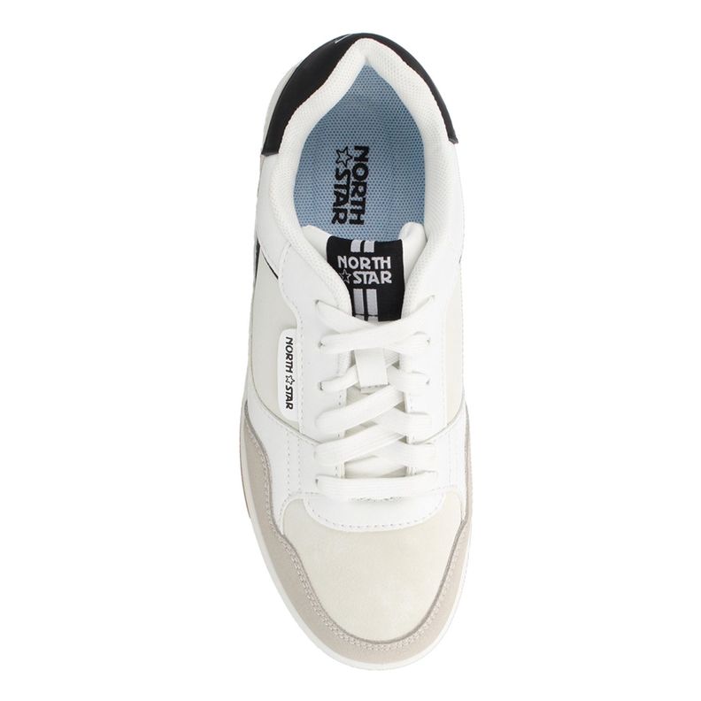 Zapatilla Mujer North Star Paola Blanco-Gris-3