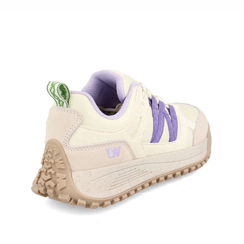 Zapatilla Mujer Weinbrenner Banff Cc Blanco - Morado-3
