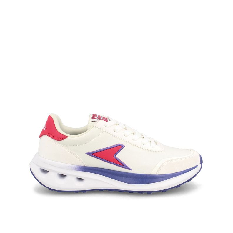 Zapatilla Mujer Power Force 25 Retoro Blanco-Fucsia-0