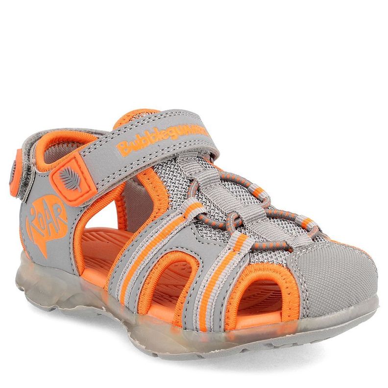 SANDALIA NIÑO BUBBLEGUMMERS UNAI GRIS OSCURO 16 - 21-0
