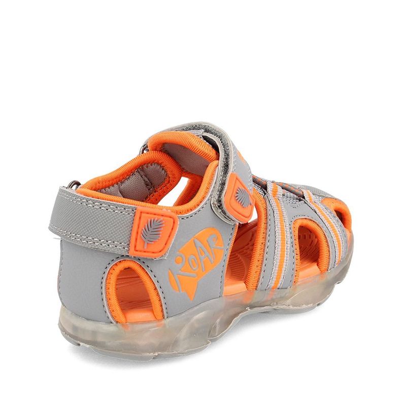 SANDALIA NIÑO BUBBLEGUMMERS UNAI GRIS OSCURO 16 - 21-3