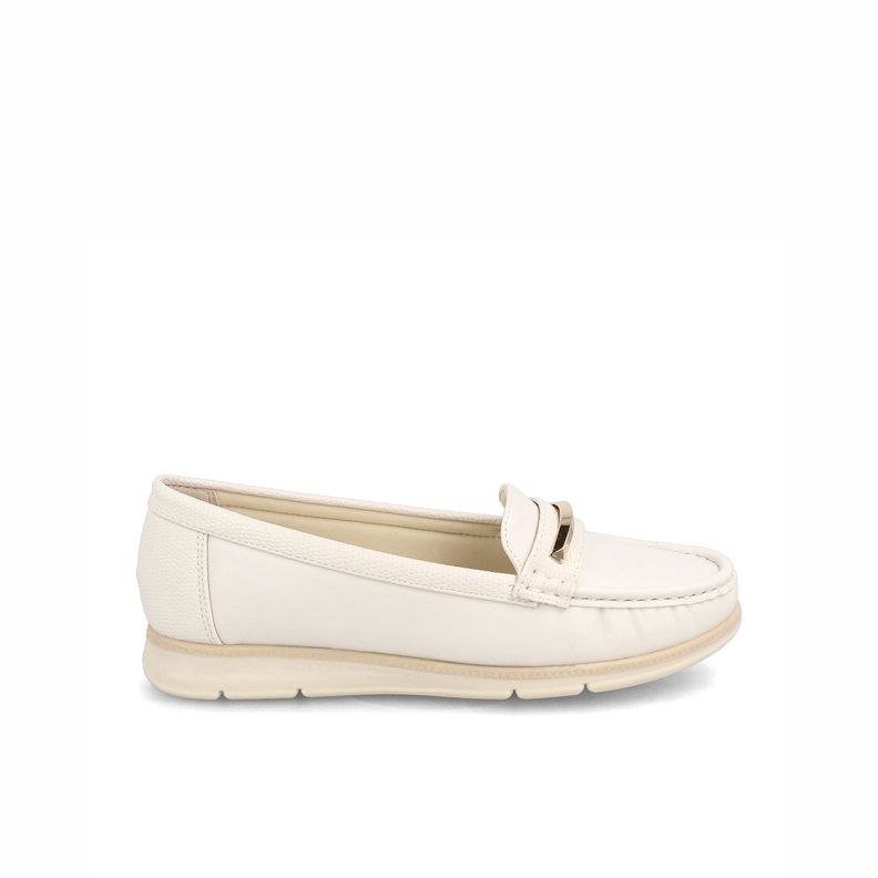 Ballerina Mujer Bata Comfit Rita Blanco-0