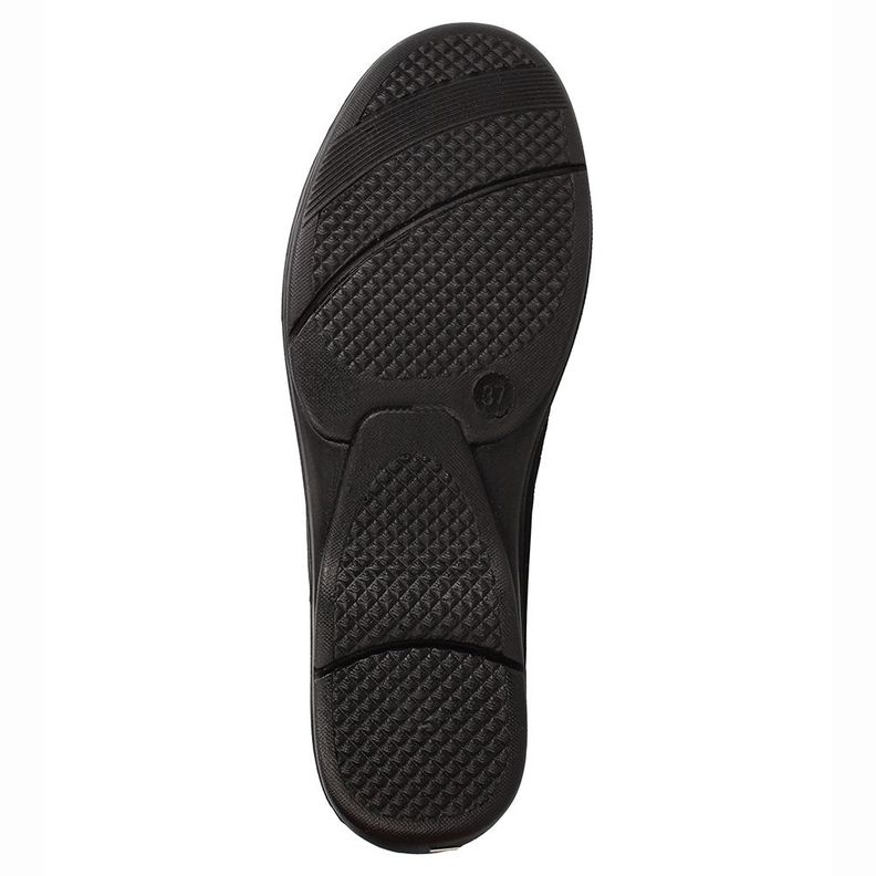 Mocasin Mujer Bata Tali Negro I-6