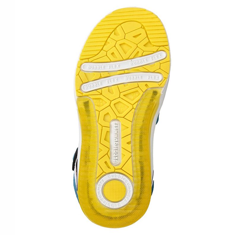 Zapatilla Niño Bubblegummers Minions Neon Negro-Azul-6