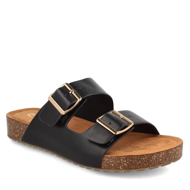 Sandalia Mujer Bata Enjoy Negro II-0