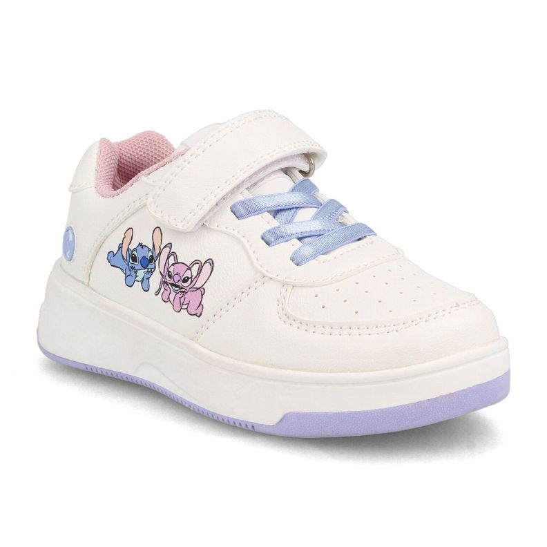 Zapatilla Niña Bubblegummers Stitch Blanco- Rosado-1