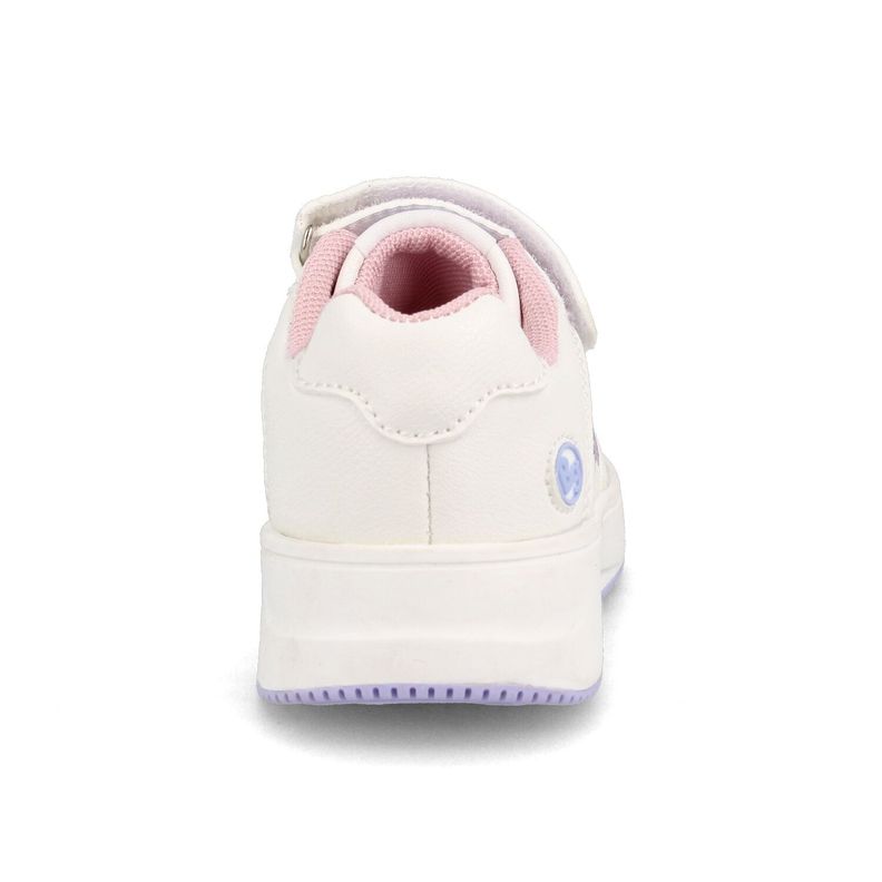 Zapatilla Niña Bubblegummers Stitch Blanco- Rosado-2