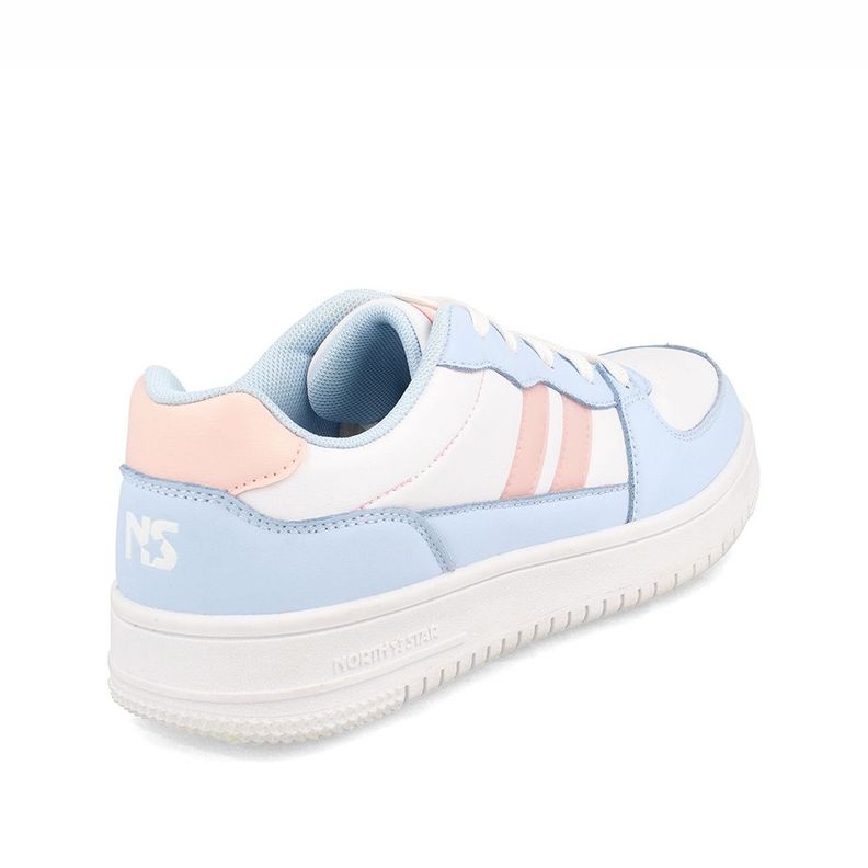 Zapatilla Mujer North Star Ruby Blanco - Celeste-3