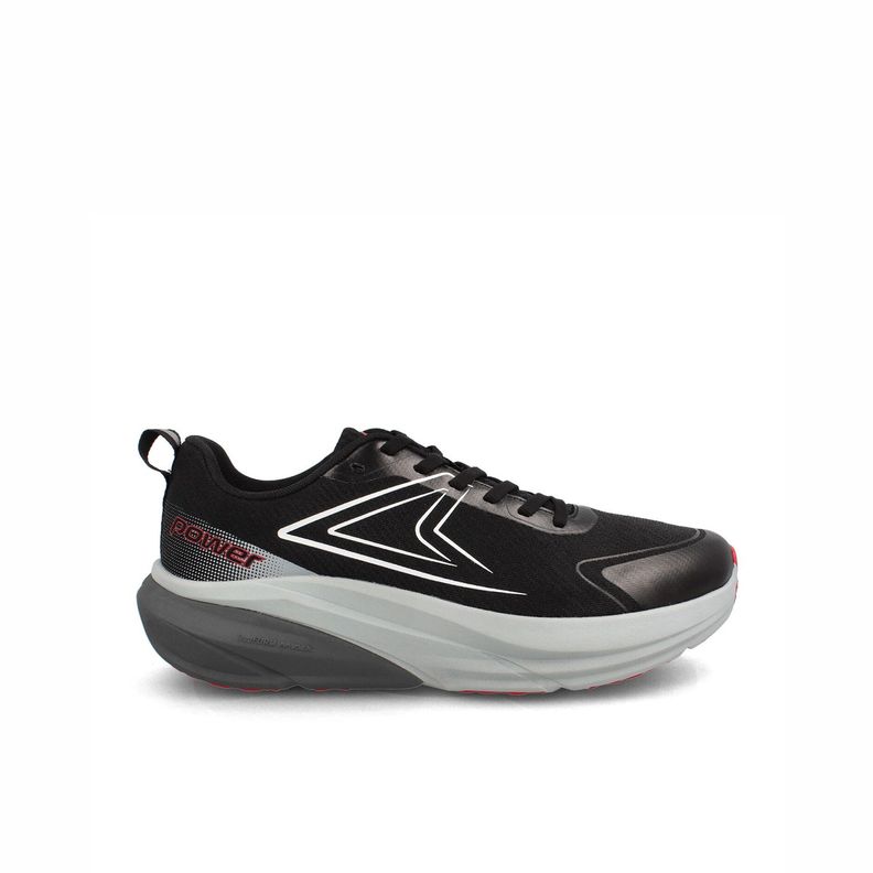 Zapatilla Hombre Power Duofoam Max 500 Delux Negro-Rojo-0