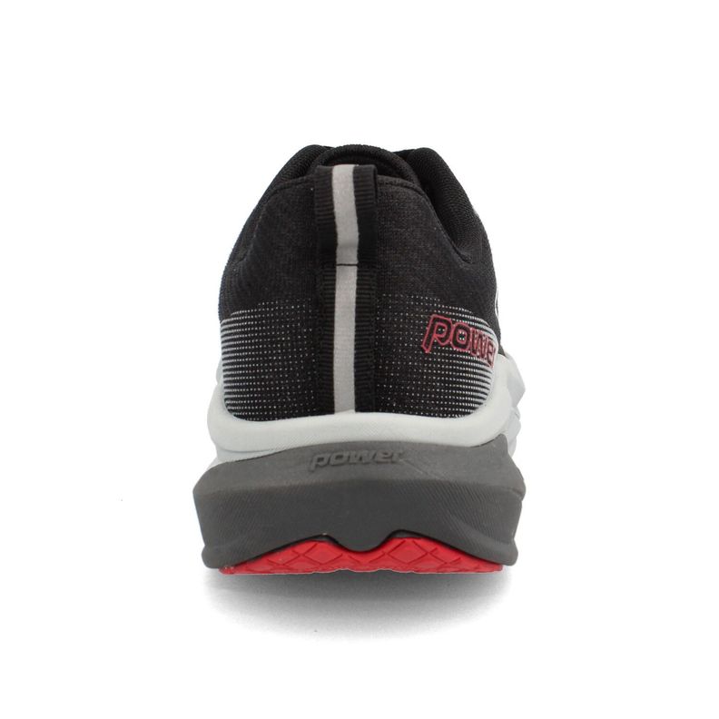 Zapatilla Hombre Power Duofoam Max 500 Delux Negro-Rojo-2