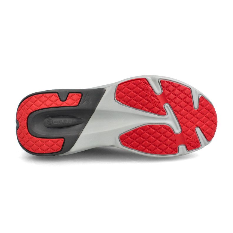 Zapatilla Hombre Power Duofoam Max 500 Delux Negro-Rojo-4