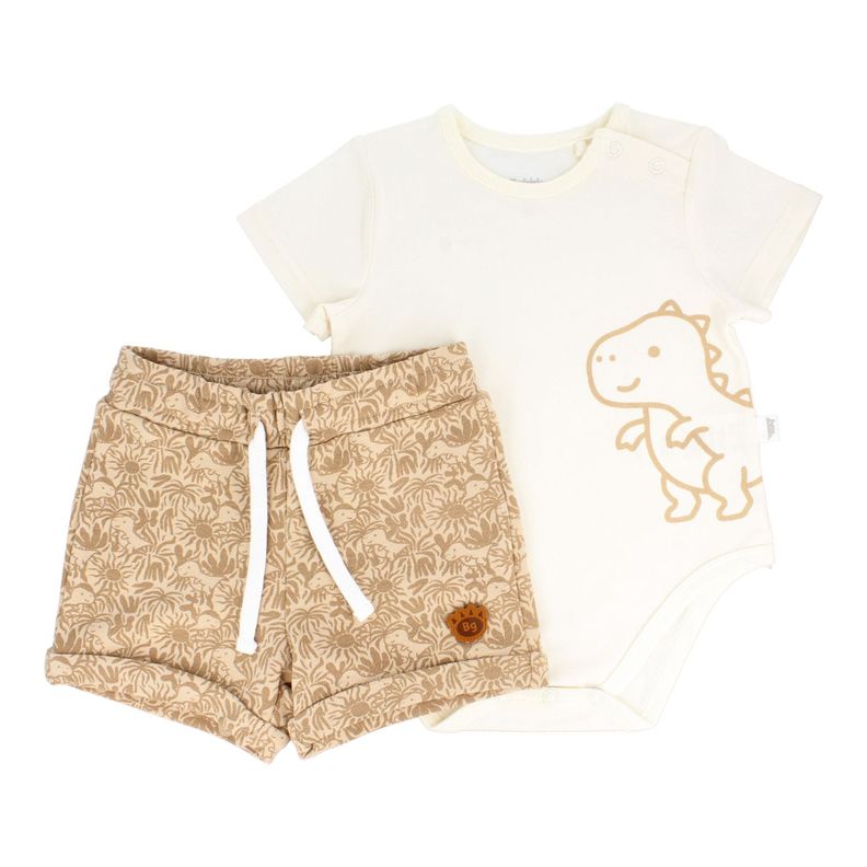 Conjunto De 2 Piezas Niño Bubblegummers Olmo Beige-0