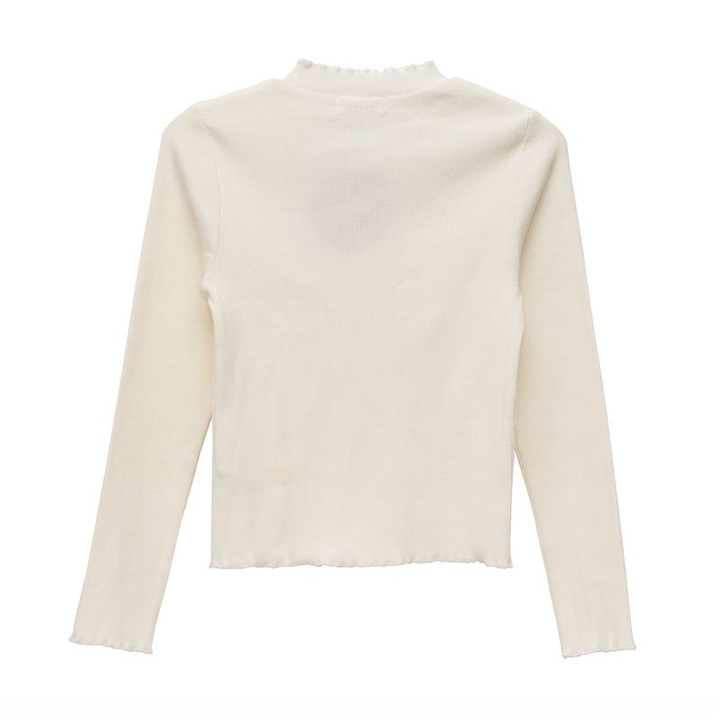 Poleras Manga Larga Niña Bubblegummers Sierra Crema-1