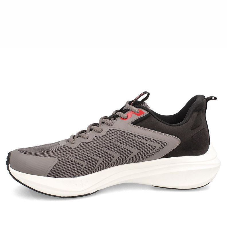 Zapatilla Hombre Power Swift Gris-Rojo-1