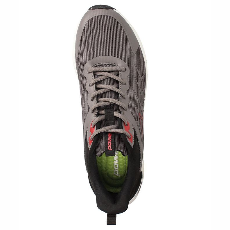 Zapatilla Hombre Power Swift Gris-Rojo-5