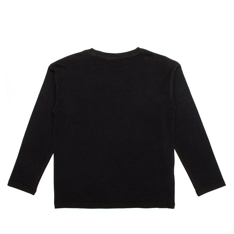 Polera Manga Larga Niño Bubblegummers Igor Negro  Teens-1
