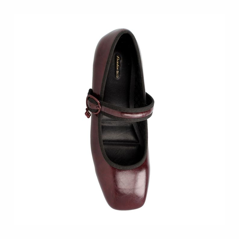 Ballerina Mujer Bata Red Label Kira Burdeo-7