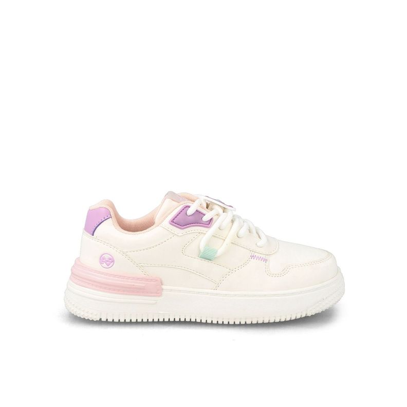 Zapatilla Niña Bubblegummers Aticus Blanco- Rosado-0