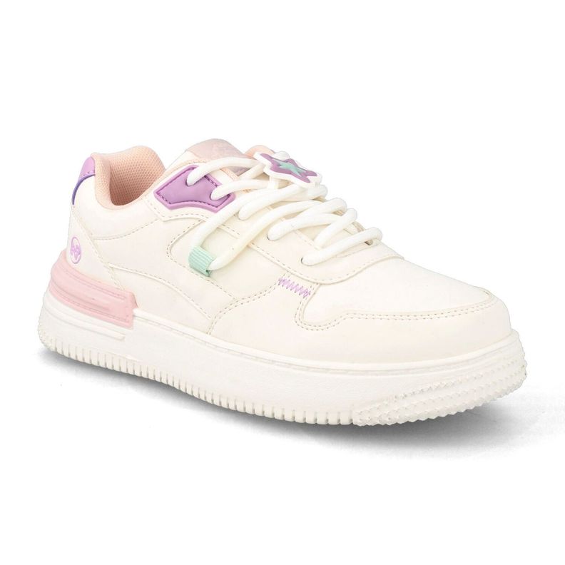 Zapatilla Niña Bubblegummers Aticus Blanco- Rosado-1