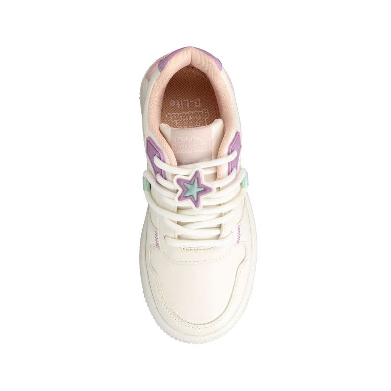 Zapatilla Niña Bubblegummers Aticus Blanco- Rosado-3