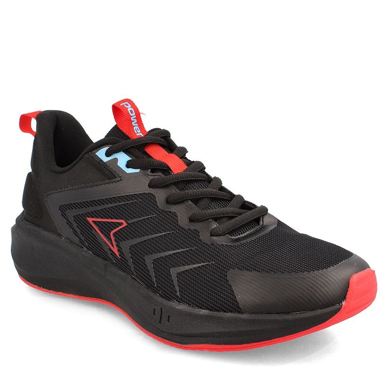 Zapatilla Hombre Power Swift Negro-Rojo-0