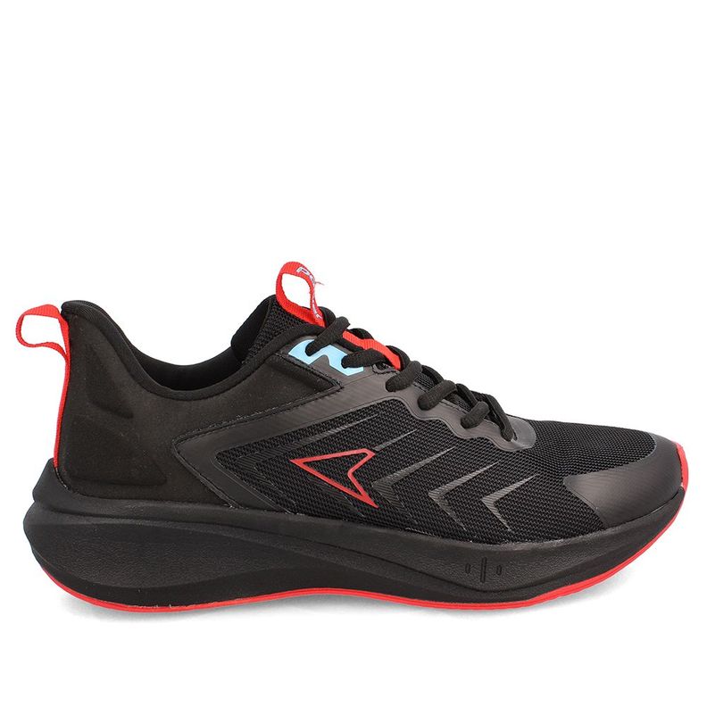 Zapatilla Hombre Power Swift Negro-Rojo-4