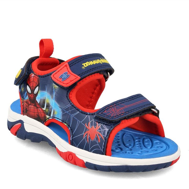 Sandalia  Niña Bubblegummers Spiderman 5 Azul-Rojo-0