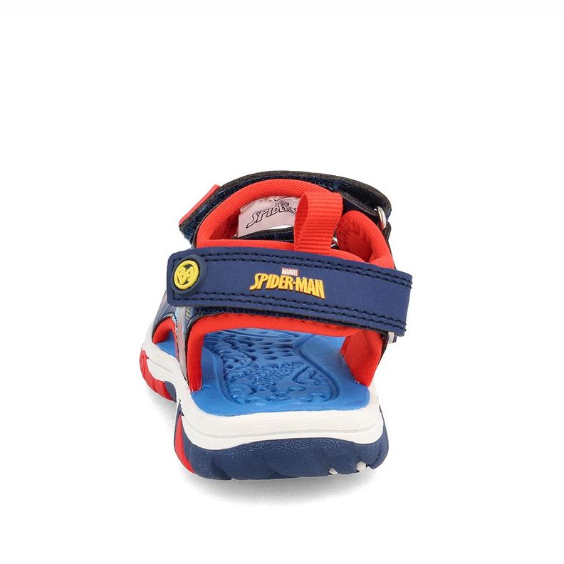 Sandalia  Niña Bubblegummers Spiderman 5 Azul-Rojo-2