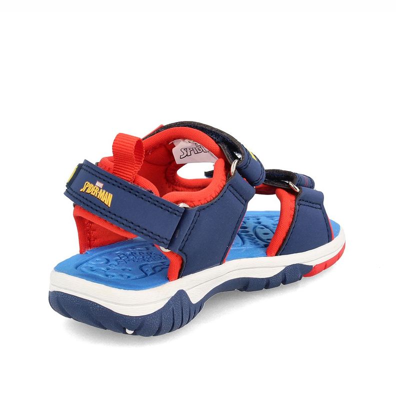 Sandalia  Niña Bubblegummers Spiderman 5 Azul-Rojo-3