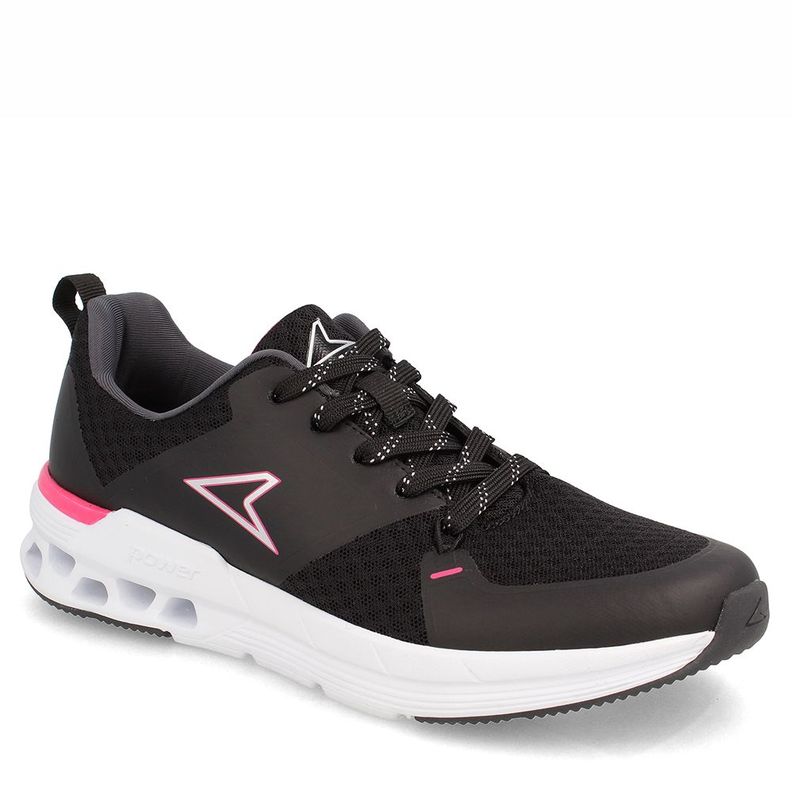 Zapatilla Mujer Power Export 100 Virgo Negro-Fucshia-0