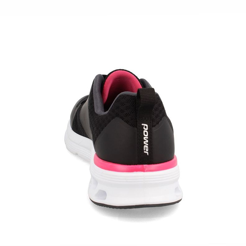 Zapatilla Mujer Power Export 100 Virgo Negro-Fucshia-2