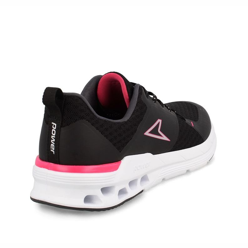 Zapatilla Mujer Power Export 100 Virgo Negro-Fucshia-3