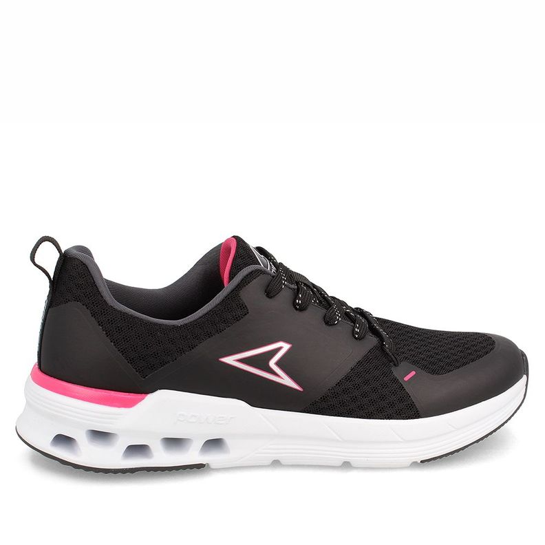 Zapatilla Mujer Power Export 100 Virgo Negro-Fucshia-4