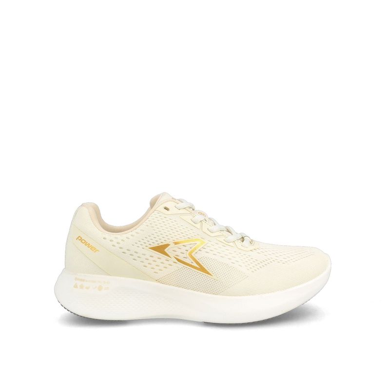 Zapatilla Mujer Power Xorise+100 Rn Eros Beige-Oro-1
