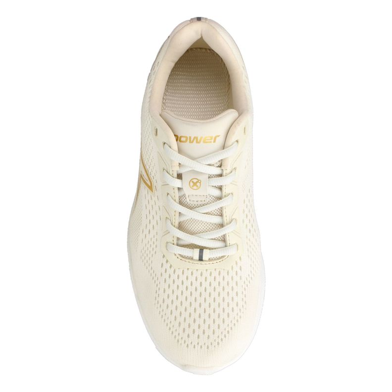 Zapatilla Mujer Power Xorise+100 Rn Eros Beige-Oro-3
