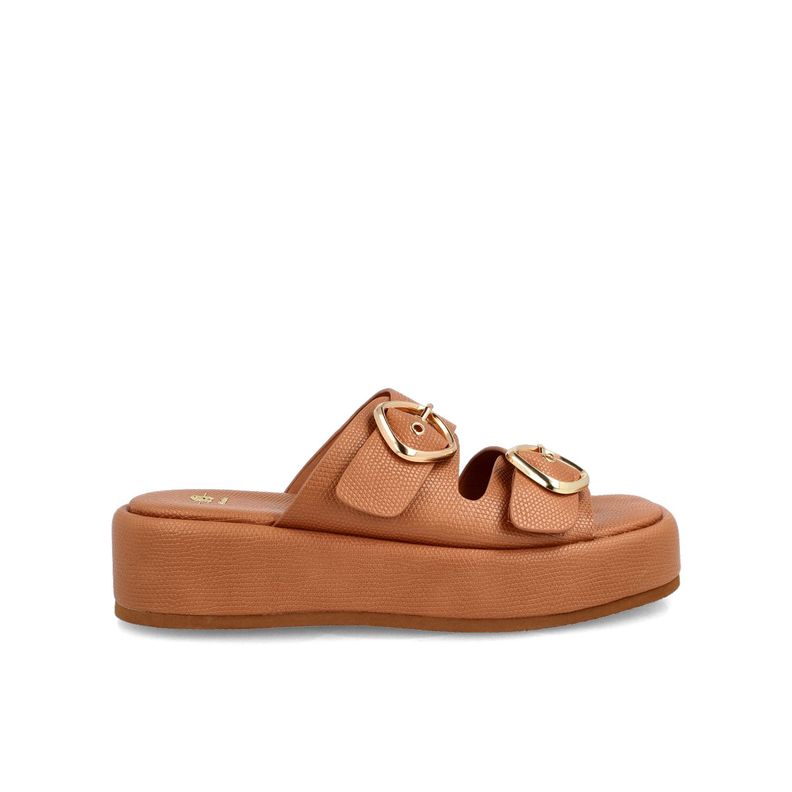 Sandalia Mujer Bata Crystal Café-0