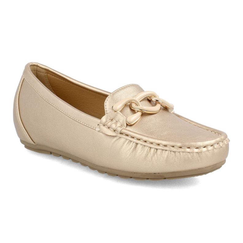 Mocasin Mujer Bata Comfit Cathina Champagne-3