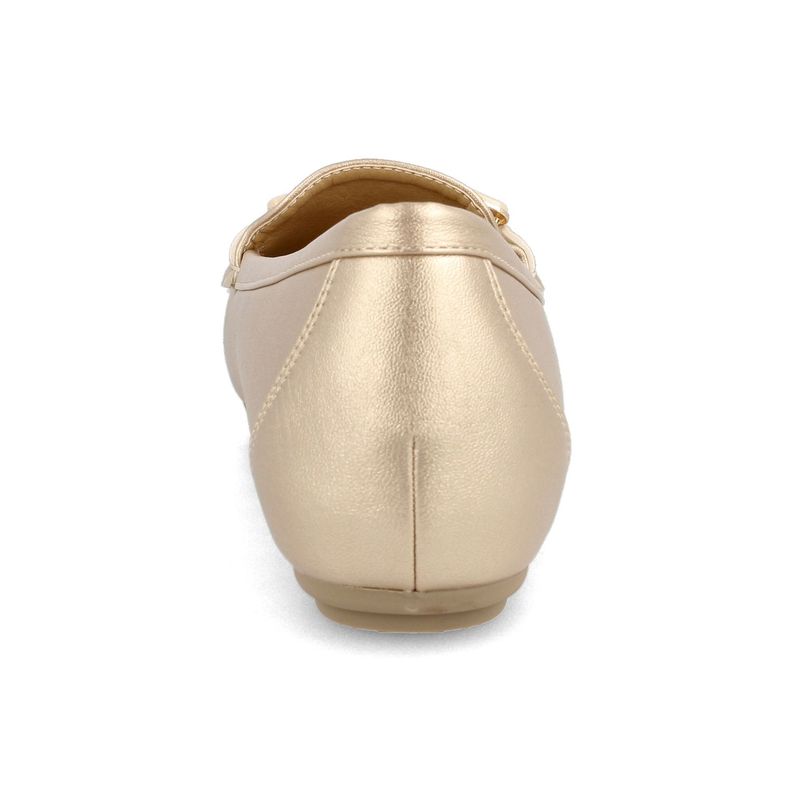 Mocasin Mujer Bata Comfit Cathina Champagne-4