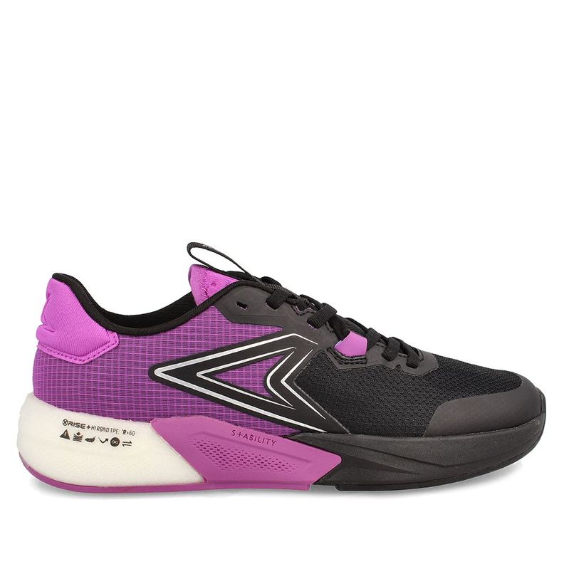 Zapatilla Mujer Power Xorise+300 Tr Axel Negro-Fucsia-4