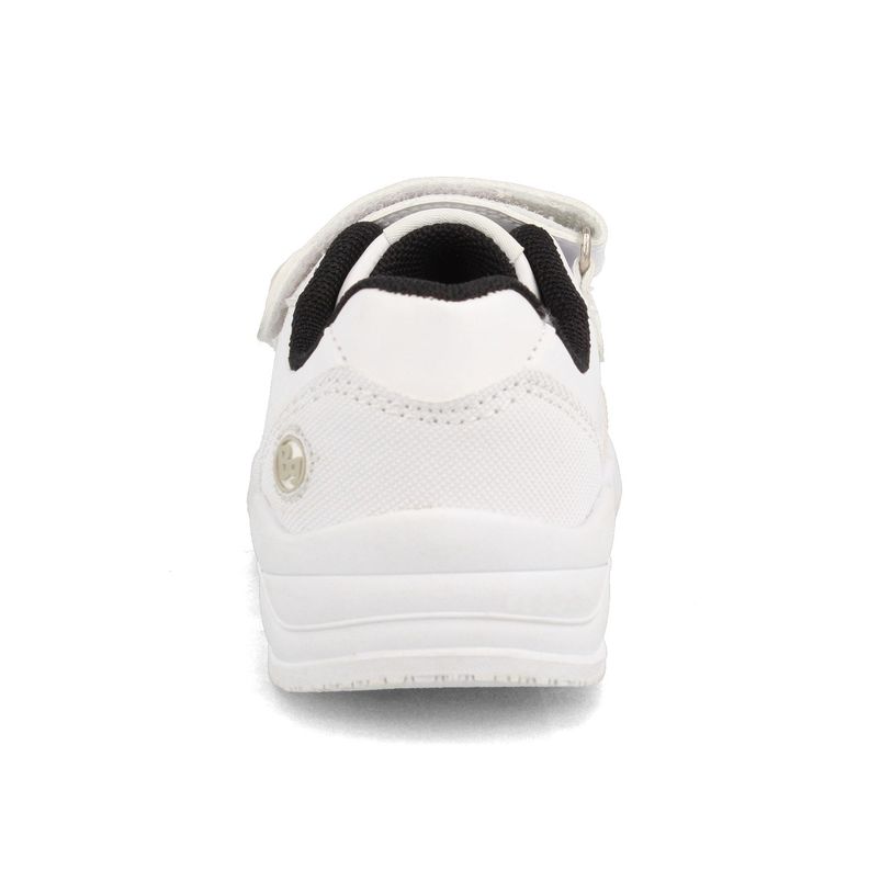 Zapatilla Escolar Niño Bubblegummers Mickey Blanco-Negro-2