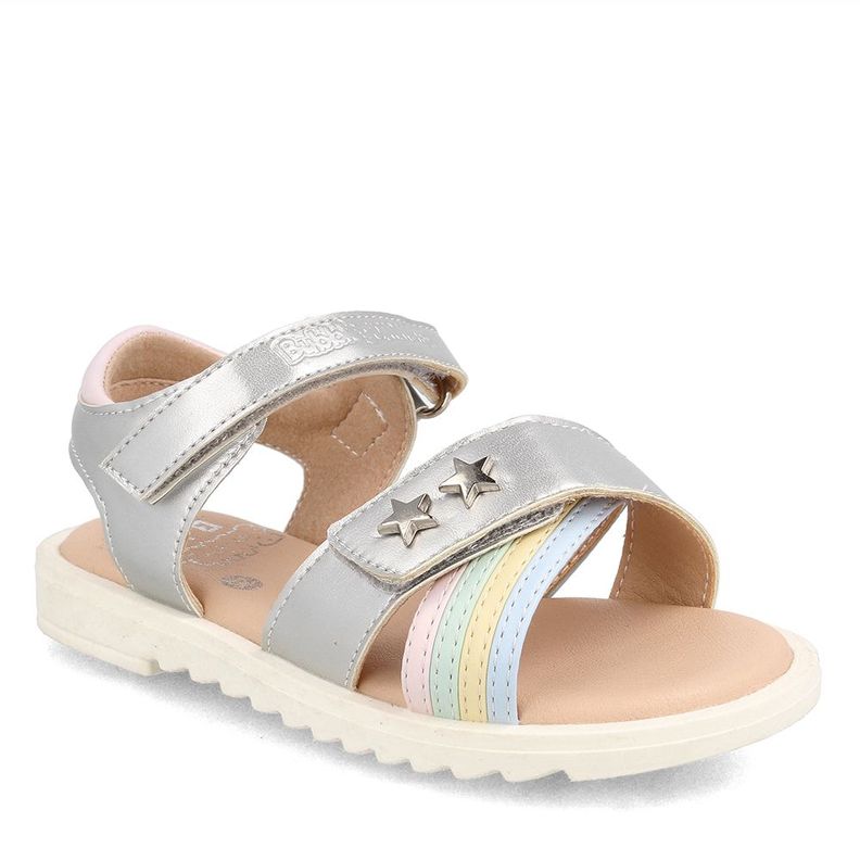 Sandalia  Niña Bubblegummers Trixie Plateado-0