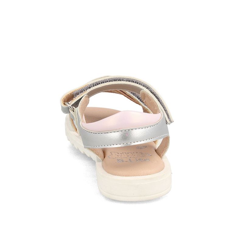 Sandalia  Niña Bubblegummers Trixie Plateado-2